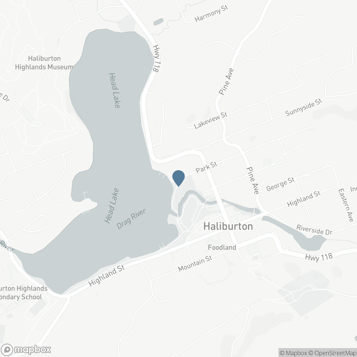 0 PARK STREET, Haliburton, Ontario K0M 1S0